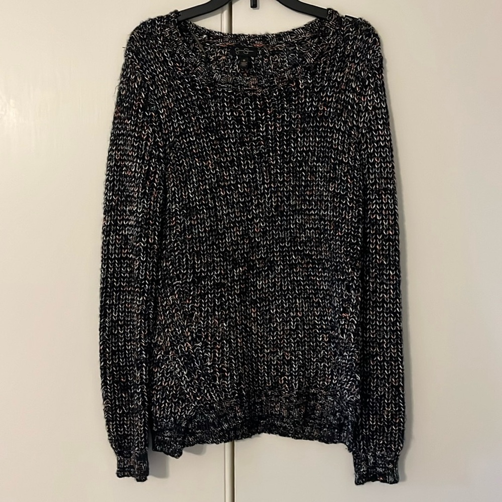 Small sweater black with multi